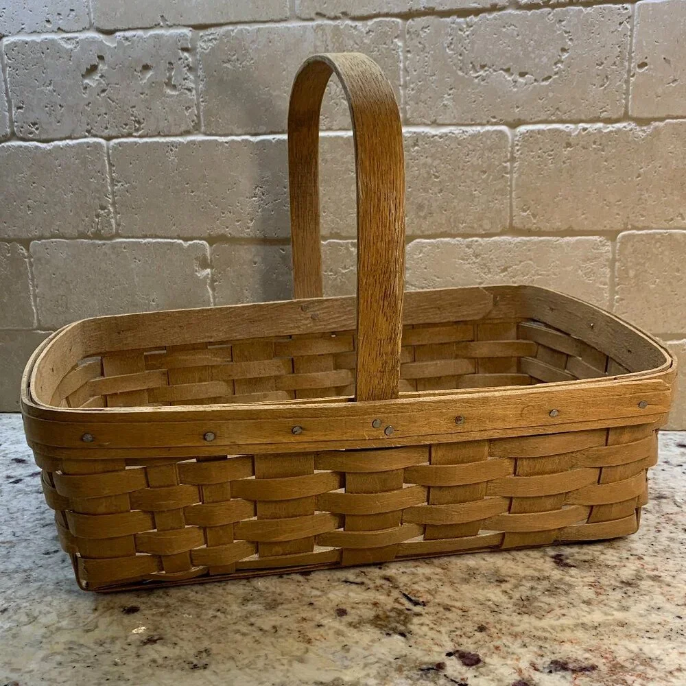 Vintage Longaberger Rectangle Basket 1985 #1